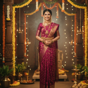 Elegant silk sarees collection at Sarees Boutique in Chengalpattu